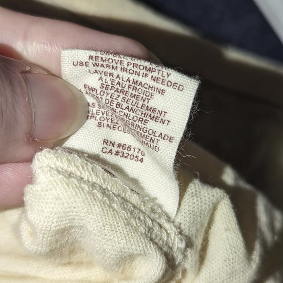 Cream colored V neck Women's M Free People cropped button up short sleeved top - Picture 7 of 7